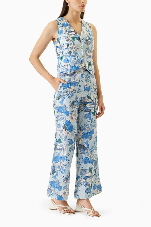 Blue Amara Waistcoat