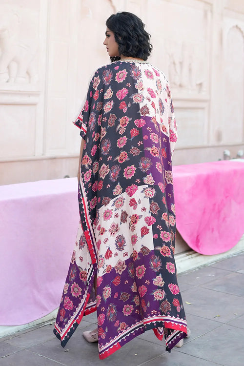 Charcoal Chintz Kaftan