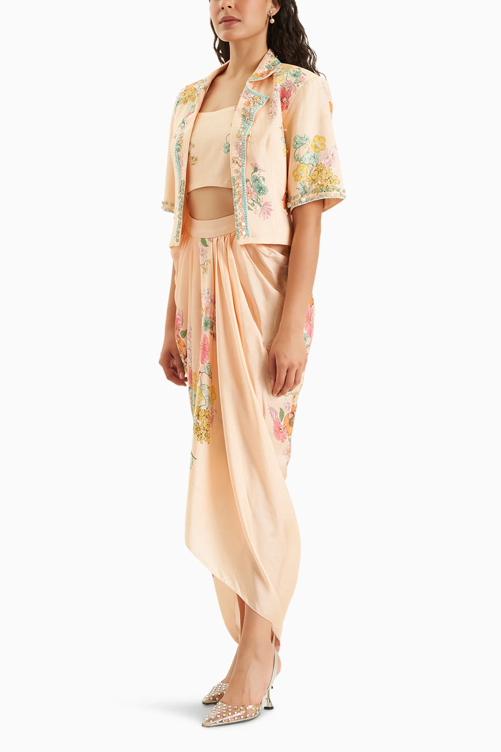 Draped in Bloom Co-ord Set