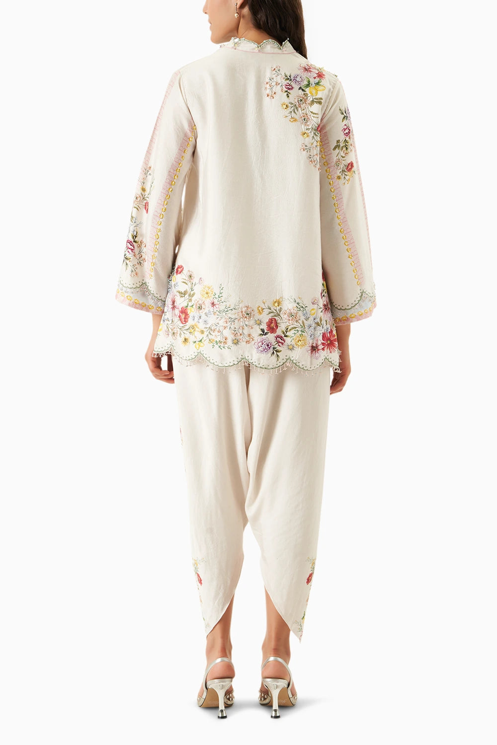 Fleur Ivory Dhoti Set