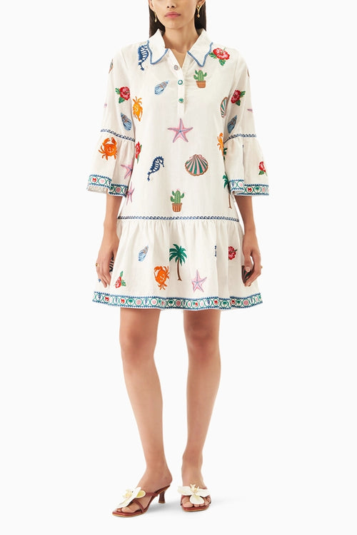 White Norah Dress