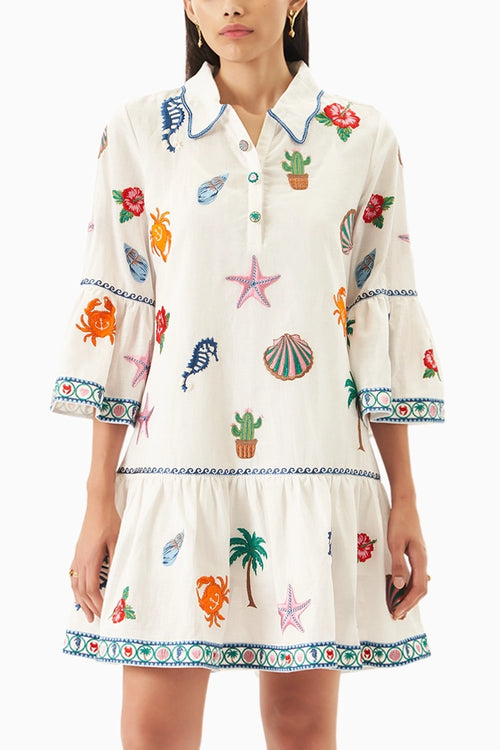 White Norah Dress