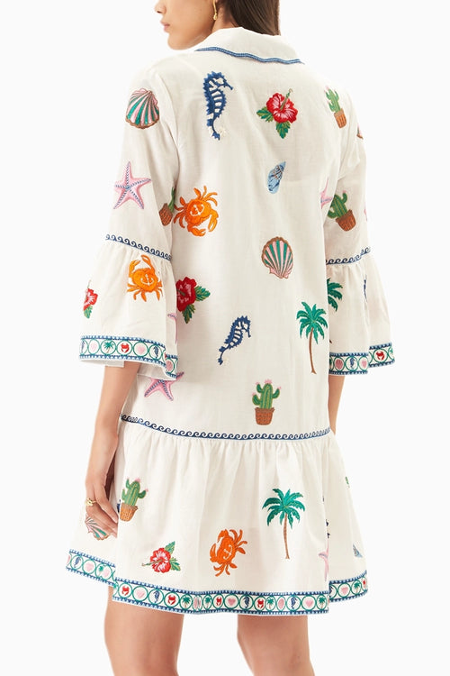 White Norah Dress
