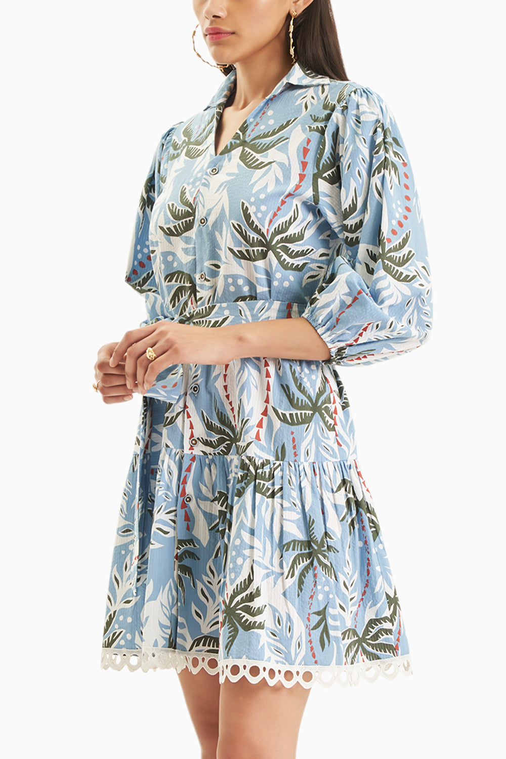 Bold Palm Dress
