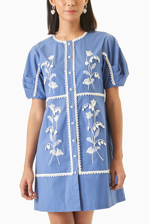 Blue Daffodil Dress