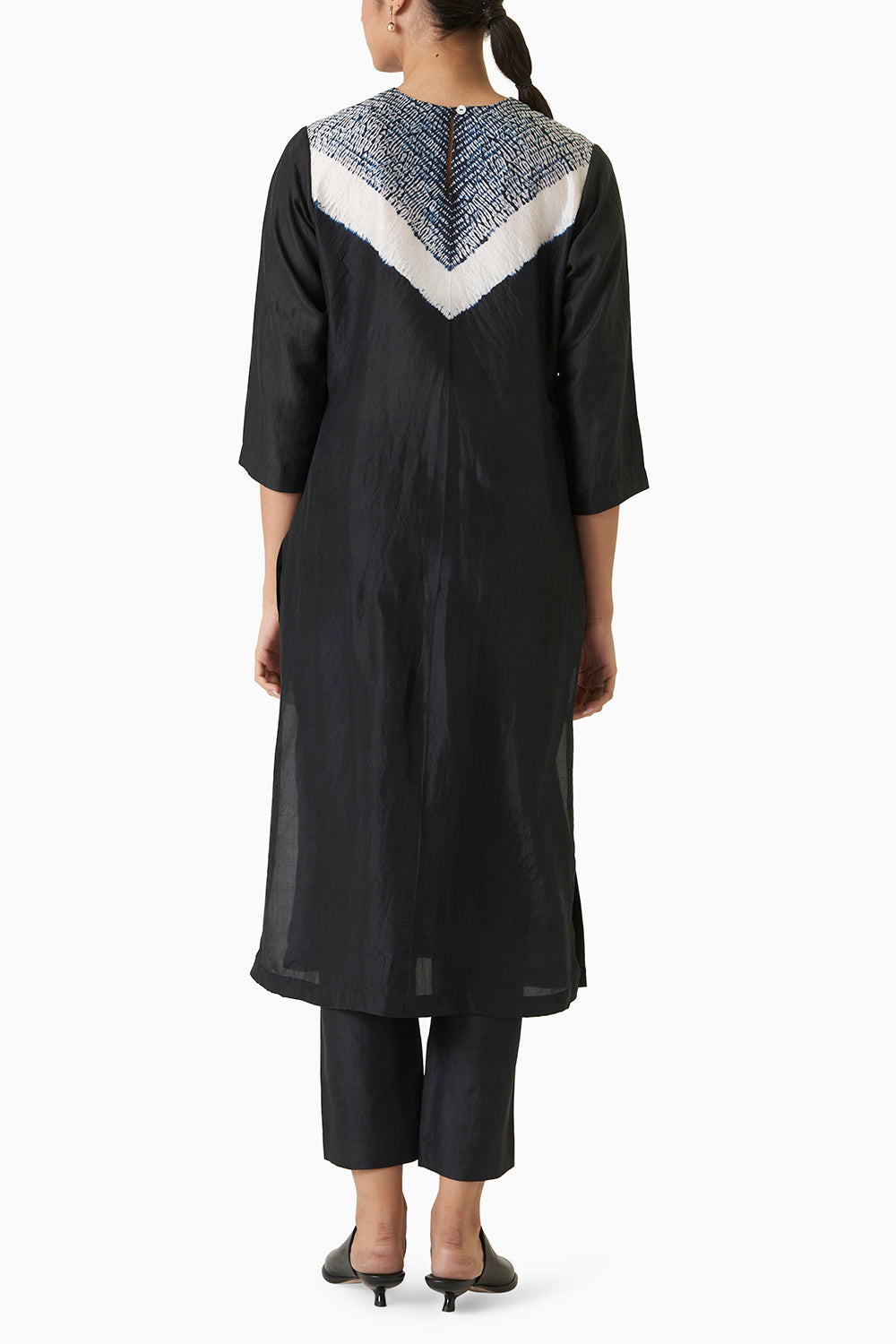 Triangle Kurta - Black