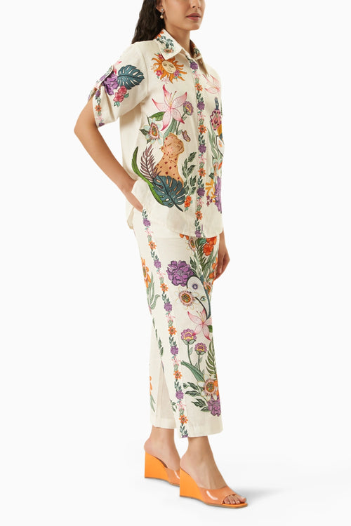 Lyra Pompeii Ecru Co-ord Set