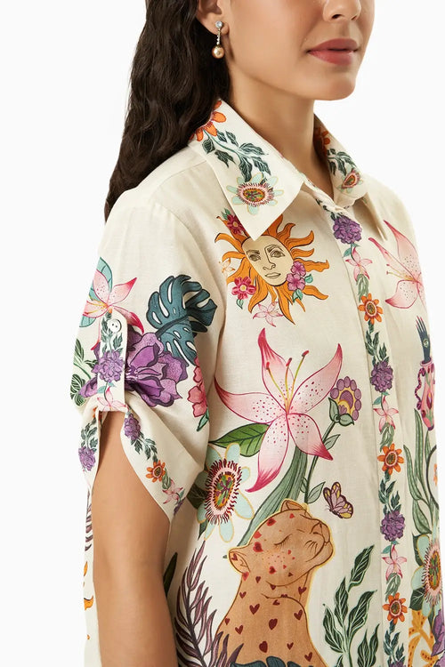 Lyra Pompeii Ecru Co-ord Set