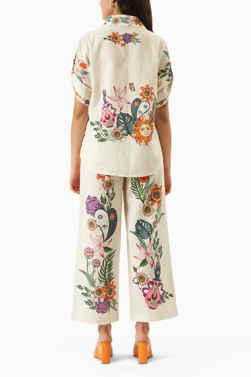 Lyra Pompeii Ecru Co-ord Set