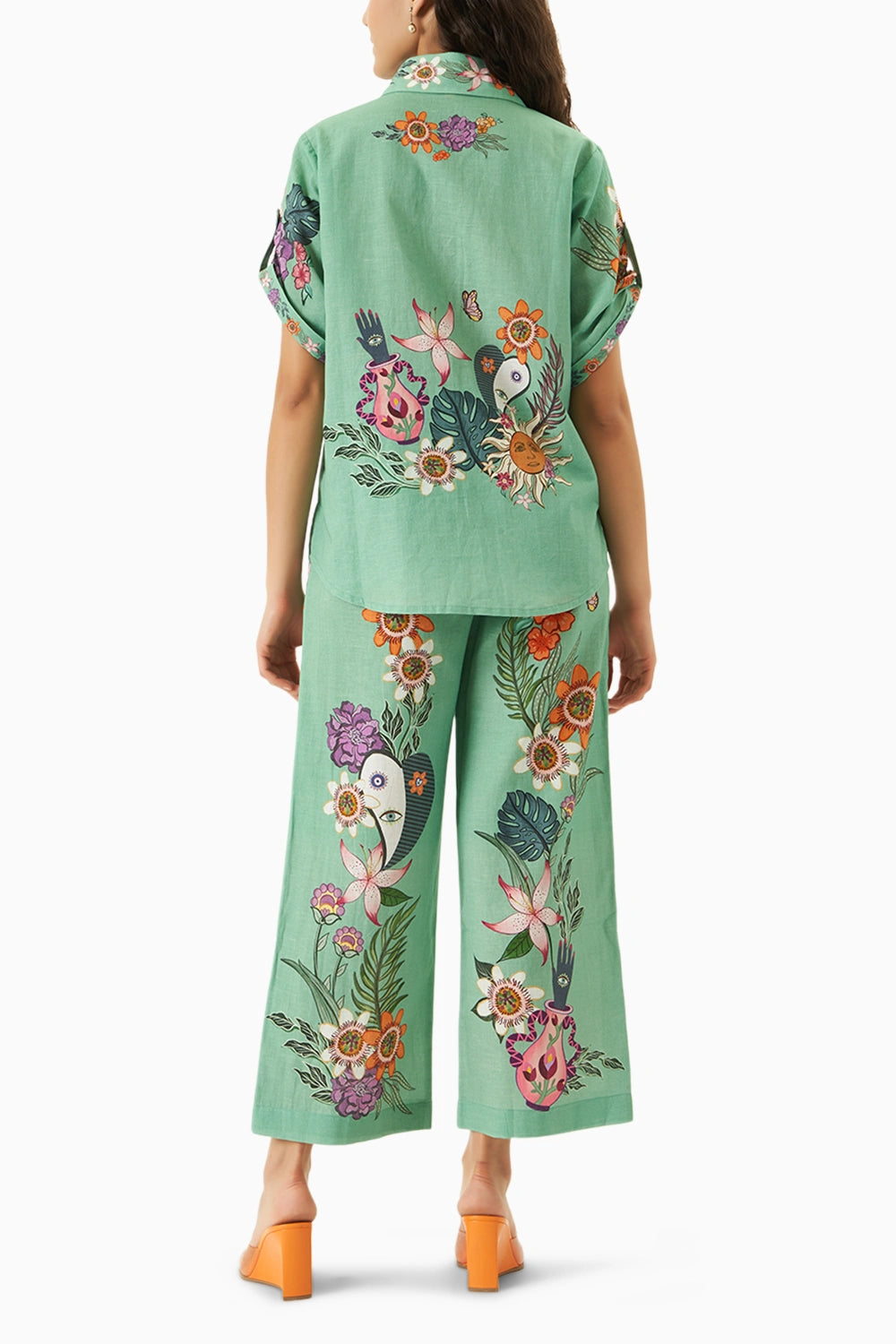 Lyra Pompeii Green Co-ord Set