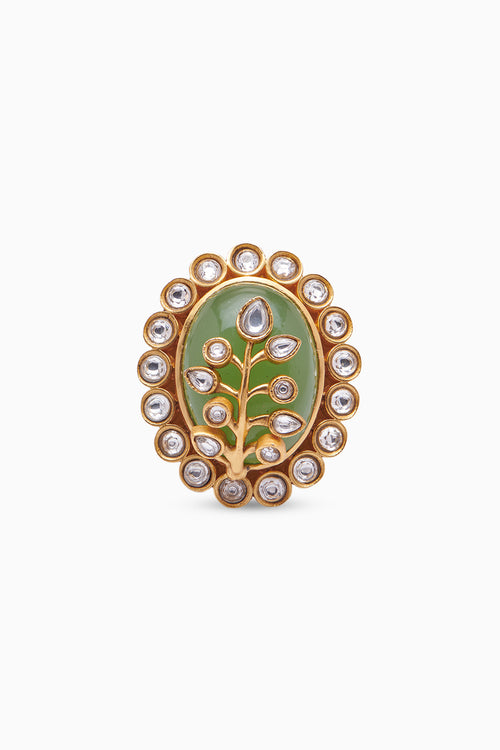 Loren Pale Green Hue Ring