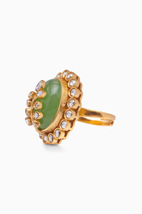 Loren Pale Green Hue Ring
