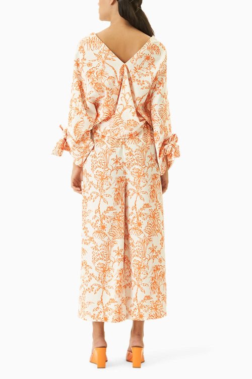 Toile Kaftan Pant Set