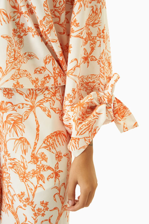 Toile Kaftan Pant Set