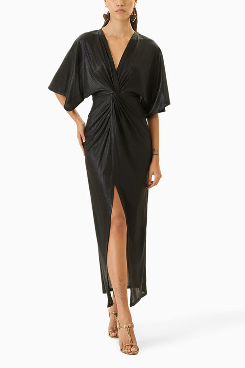 Black Lamé Gown