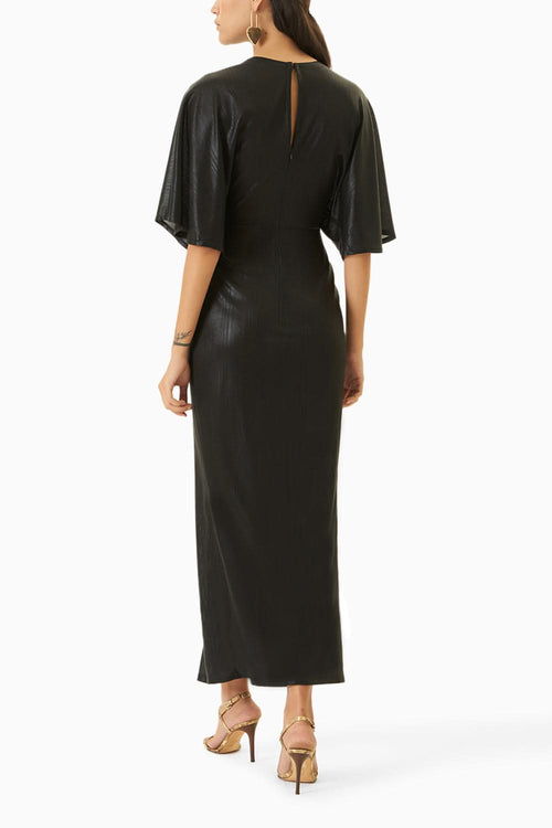 Black Lamé Gown