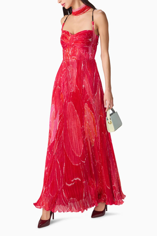 Pink Scrath Flower Kiara Dress