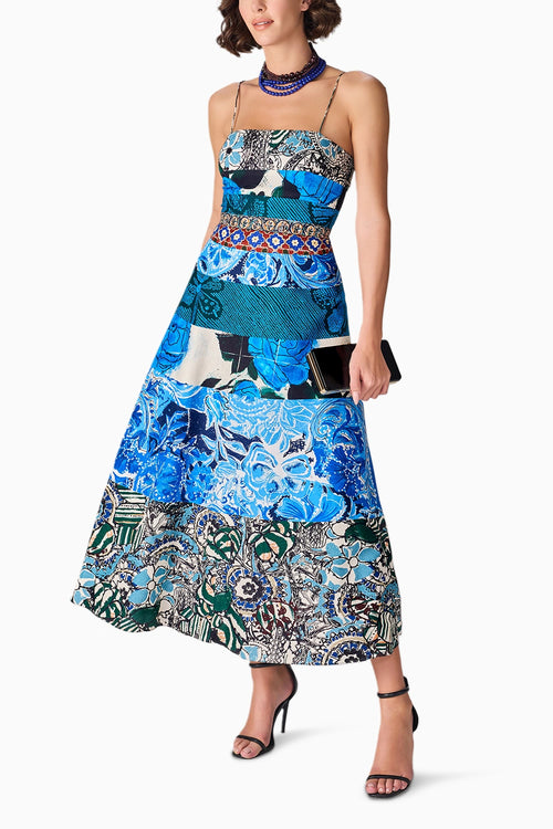 Ocean Flowers Martha Dress