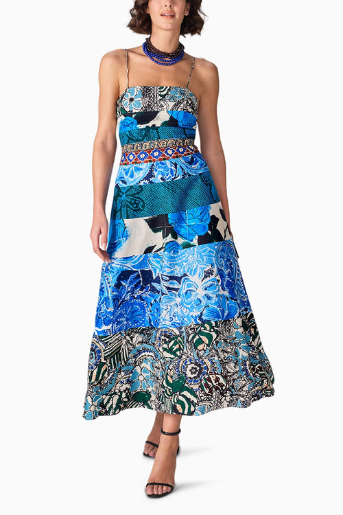 Ocean Flowers Martha Dress