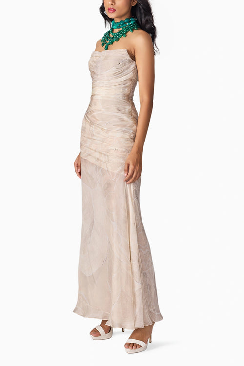 Dull Scratch Flower Grace Dress