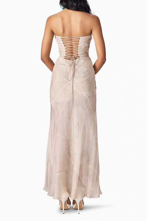 Dull Scratch Flower Grace Dress