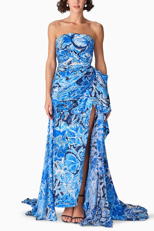 Ocean Flowers Ocean Dress