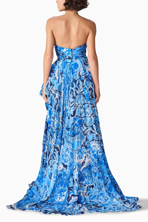 Ocean Flowers Ocean Dress