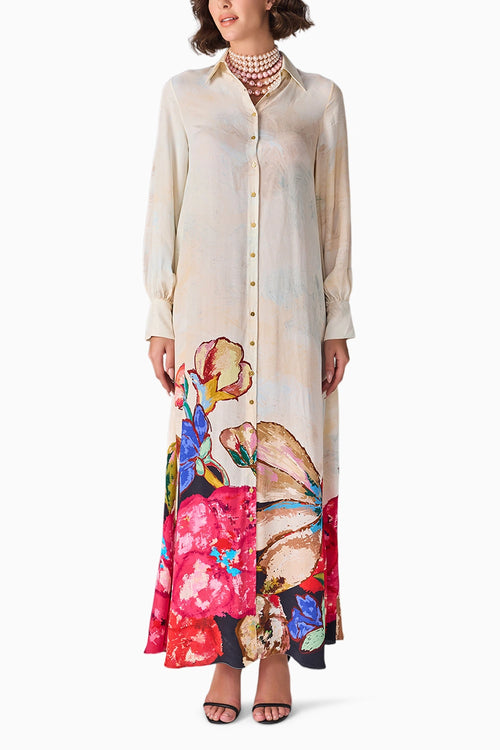 White Prime Lexi Shirt Dress