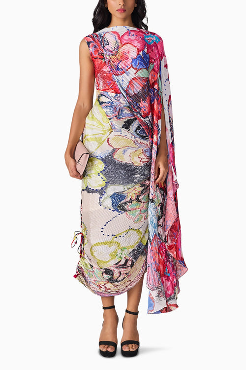 Yellow Blue Prime Kathy Dress