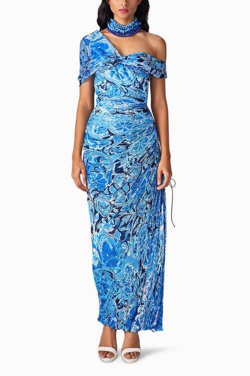 Ocean Flowers Leena Dress