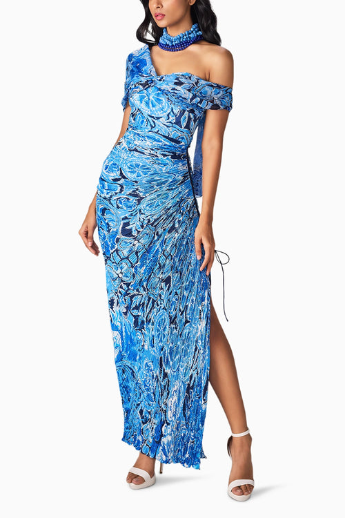 Ocean Flowers Leena Dress