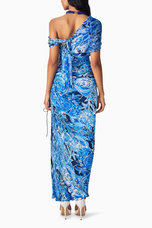 Ocean Flowers Leena Dress
