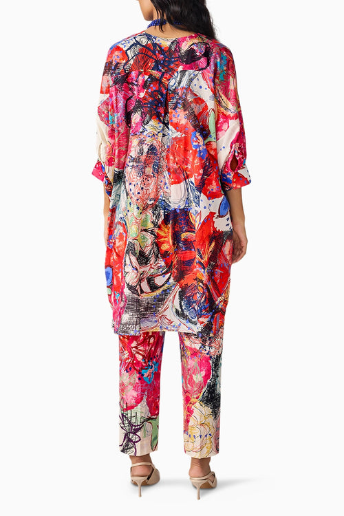 Pink Prime Akira Kurta With Pants