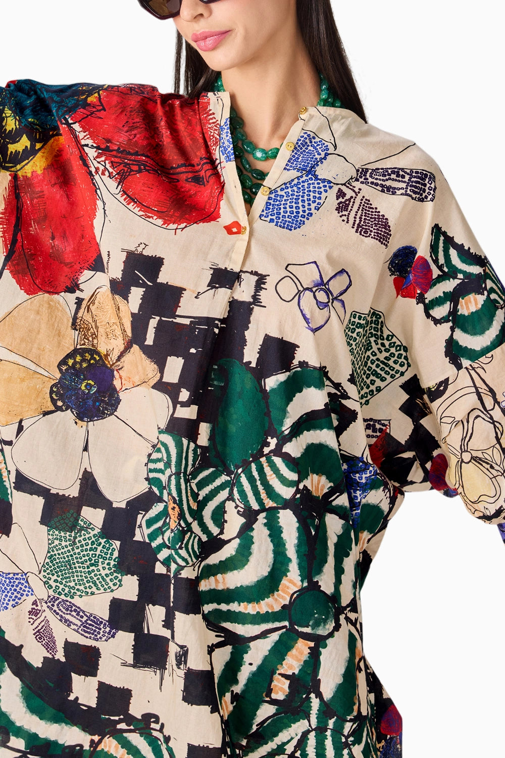 Vintage Block Akira Kurta With Pants