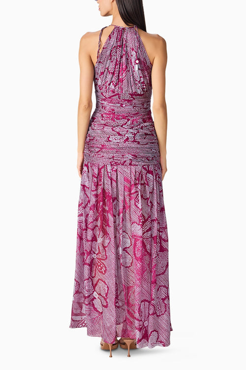 Purple Bandhani Sapphire Dress