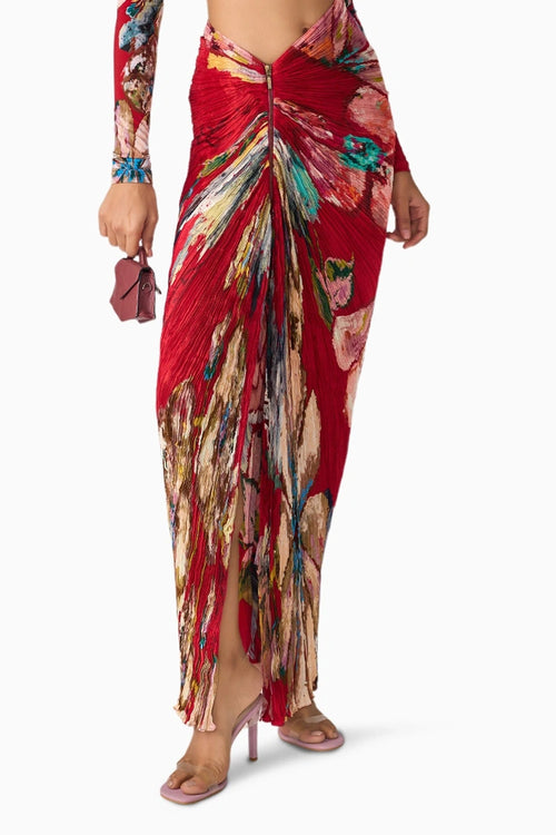 Maroon Prime Gigi Skirt