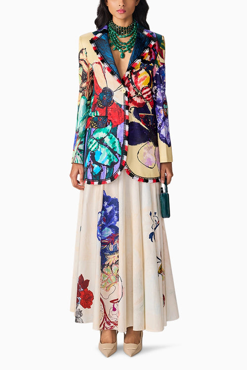 Vintage Block Evie Blazer With Jane Skirt
