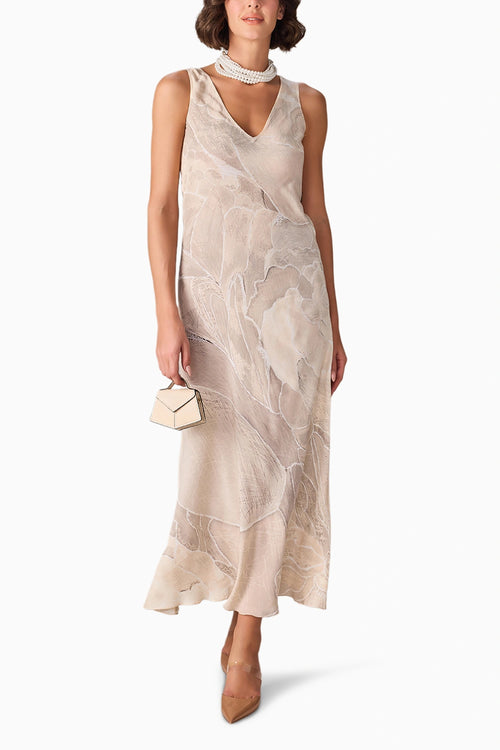 Dull Scratch Flower Giana Dress