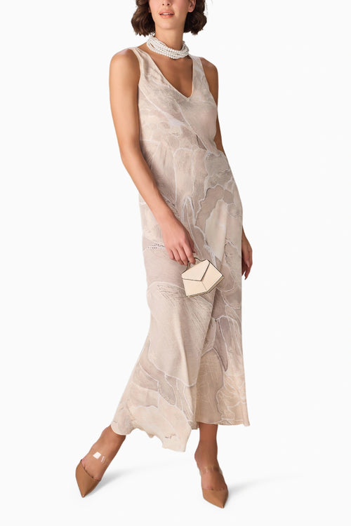 Dull Scratch Flower Giana Dress
