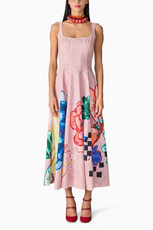 Peach Prime Emily Dress