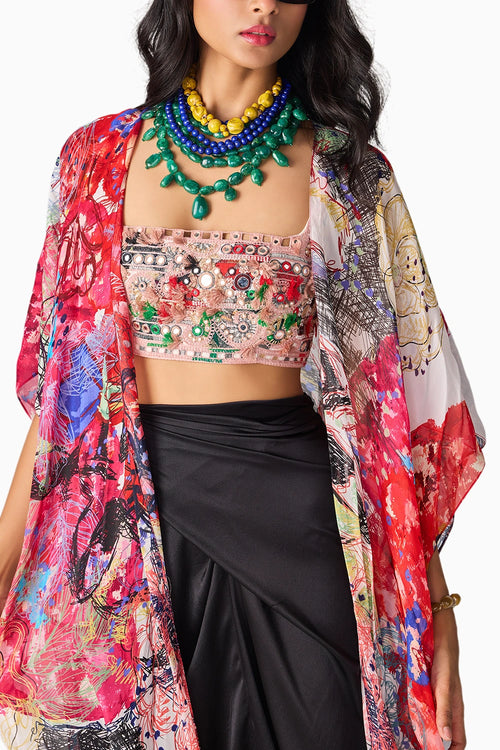 Malaika Embroidered Bustier