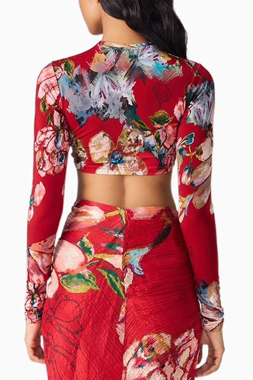 Maroon Prime Gigi Blouse