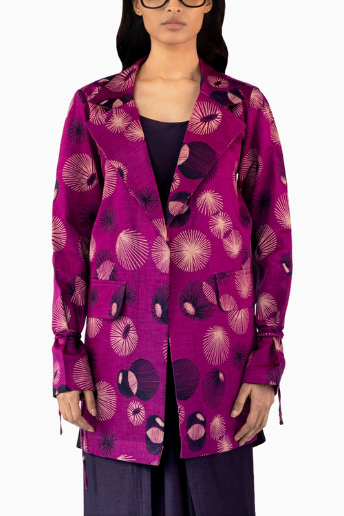 Sakura Silk Blazer
