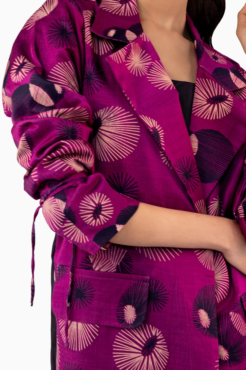 Sakura Silk Blazer