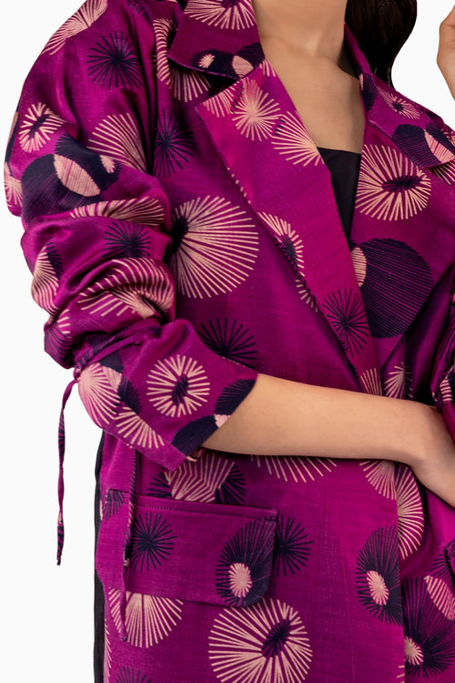 Sakura Blazer Wrap Dress Set
