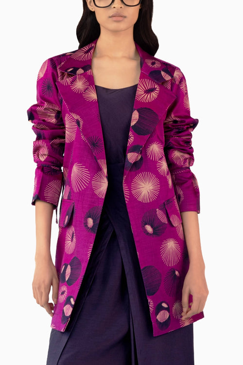 Sakura Silk Blazer