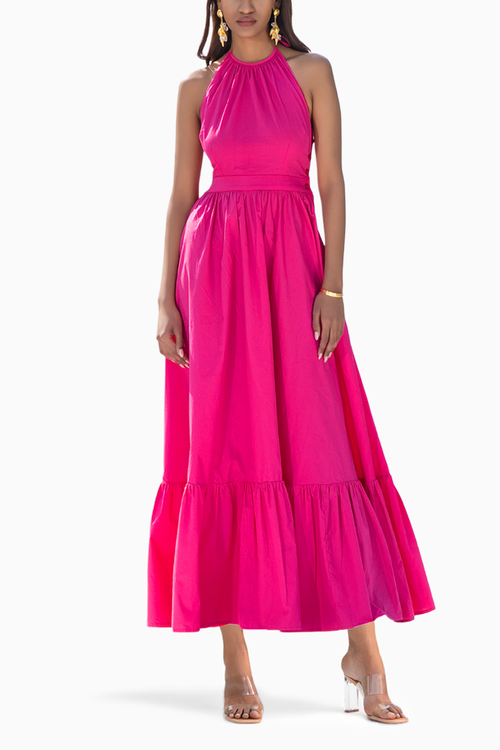 Sallie Fuchsia Pink Dress