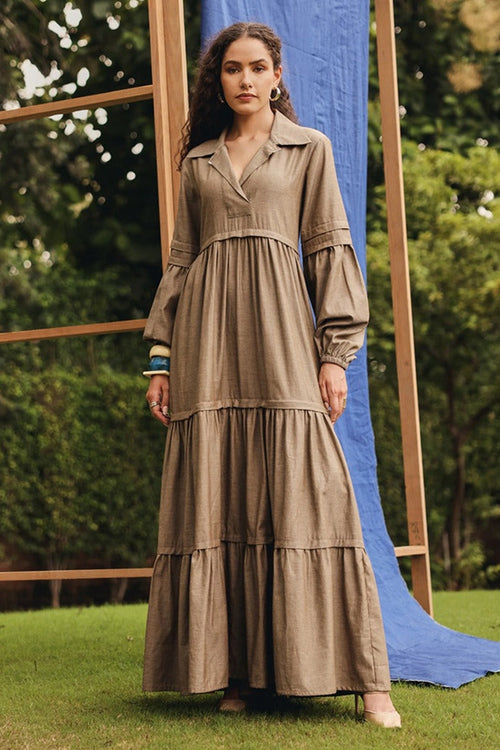 Maple Multi Layer Detachable Dress