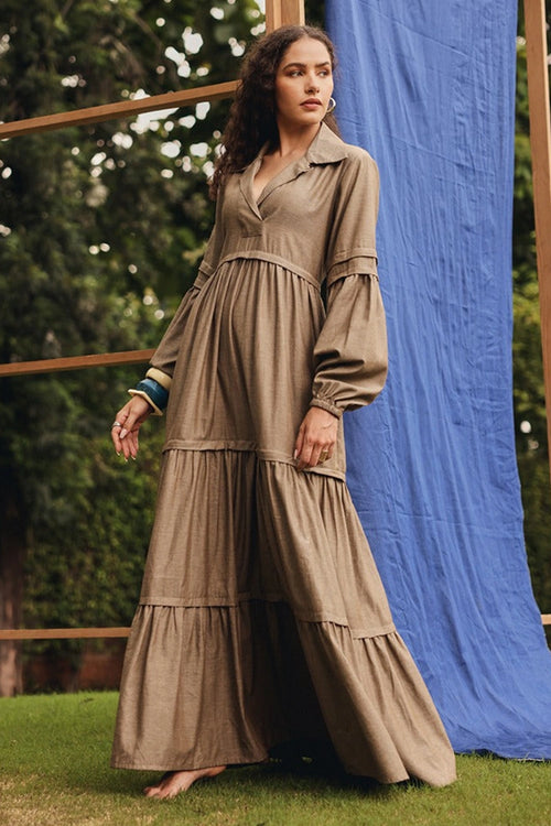 Maple Multi Layer Detachable Dress