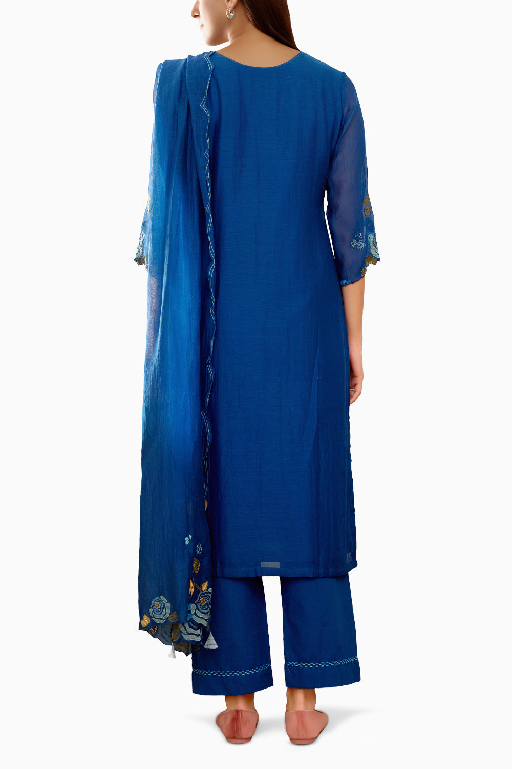 Sapphire Applique Kurta Set